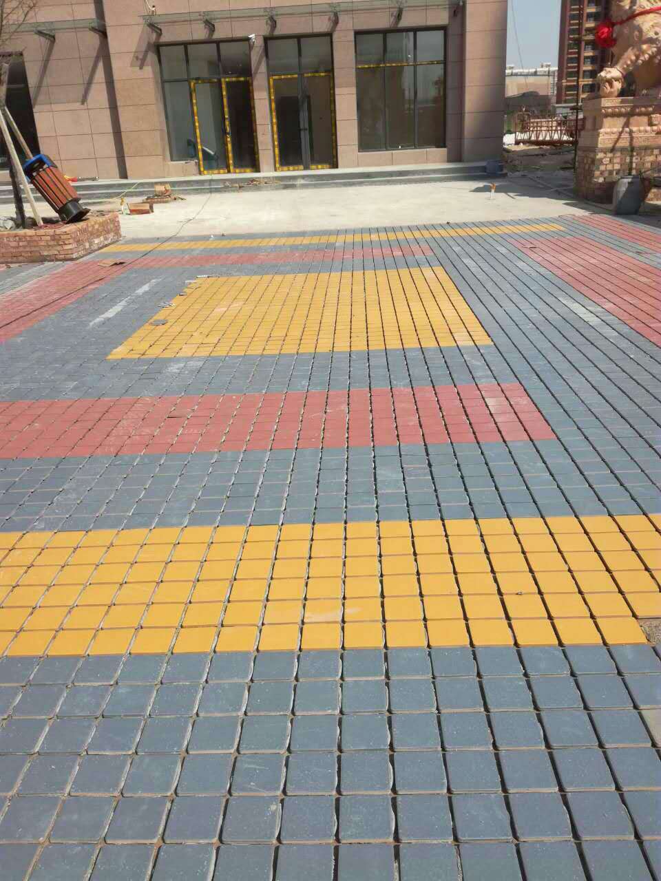 廣場磚效果圖